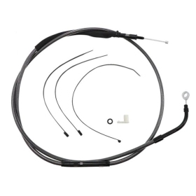 MAGNUM SHIELDING Black Pearl Clutch Cable Harley Davidson FLH / FLHTK / FLHX / FLHXS / FLHXST 1750/1977 21-24 192.4cm