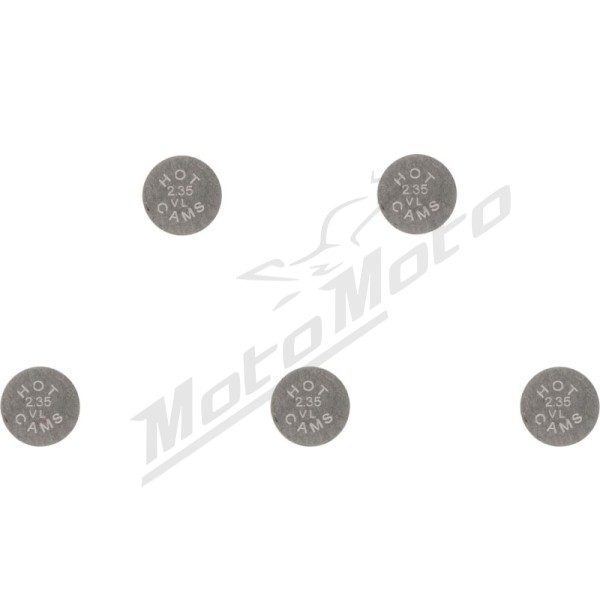 HOT CAMS vožtuvų plokštelės Ø7,48x2,35 mm - 5 vnt.