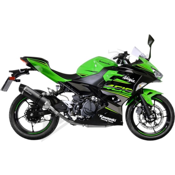 LEOVINCE LV One Evo Carbon Slip-On Muffler KAWASAKI Z 400-500/EX 400 18-23