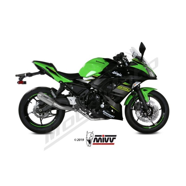 MIVV MK3 Full Exhaust System Kawasaki Ninja 650 17-22
