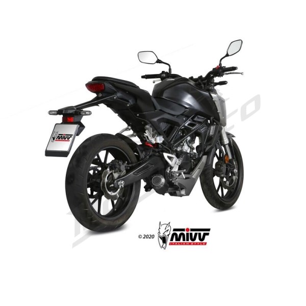 MIVV MK3 Full Exhaust System Honda CB 125 18-20
