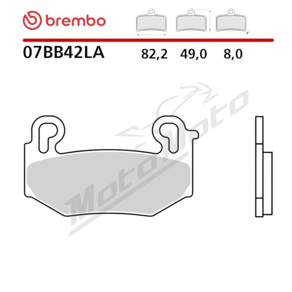 Brembo Brake Pads KH779 Road Sinter LA BMW R 1300 GS / R / RS / RT 23-26
