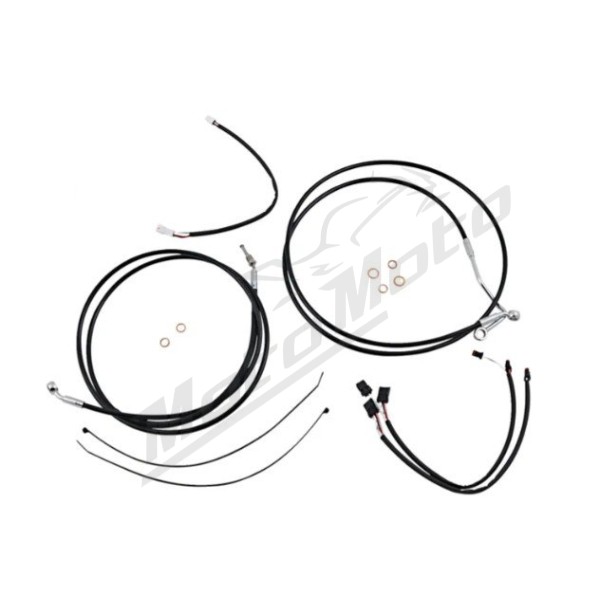 MAGNUM SHIELDING XR Handlebar Installation Kit Black/Chrome 38/43cm Harley Davidson FLHTCU / FLHTK / FLHX / FLHXS 1750/1868 17-20