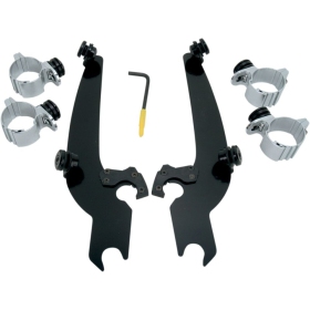 MEMPHIS SHADES HD Sportshield Trigger-Lock Complete Mount Kit Harley Davidson FX/ FXD / FXDI / FXDL / FXE / FXR / XG / XL / XLH / XLX 883-1450 72-22