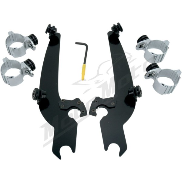 MEMPHIS SHADES HD Sportshield Trigger-Lock Complete Mount Kit Harley Davidson FX/ FXD / FXDI / FXDL / FXE / FXR / XG / XL / XLH / XLX 883-1450 72-22