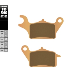GALFER HH Sintered Brake Pads Honda EM1 / NSC / VISION 110cc 19-24