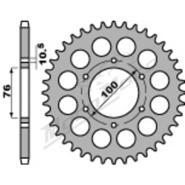 JT/PBR Chain kit reinforced 530Z3 15/48 Suzuki GSX-R 1100 90-92
