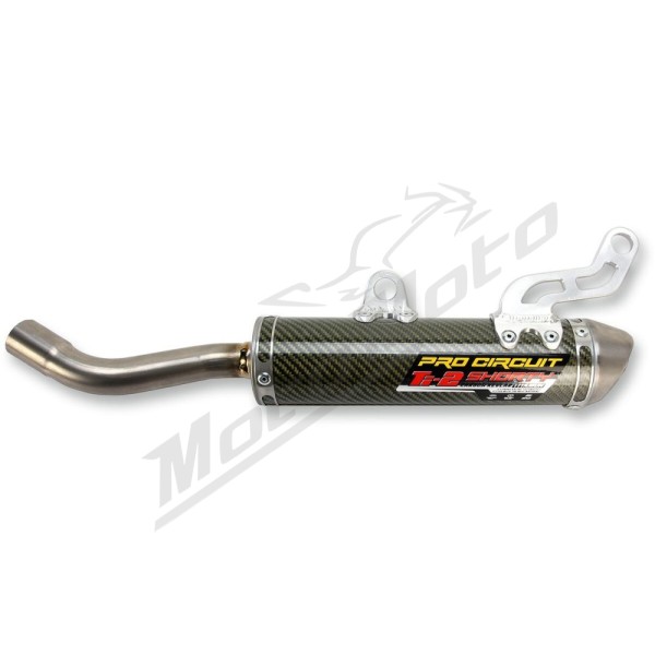 PRO CIRCUIT Ti-2 Silencer Carbon-Aramid Fiber/Titanium Yamaha YZ 250 03-17