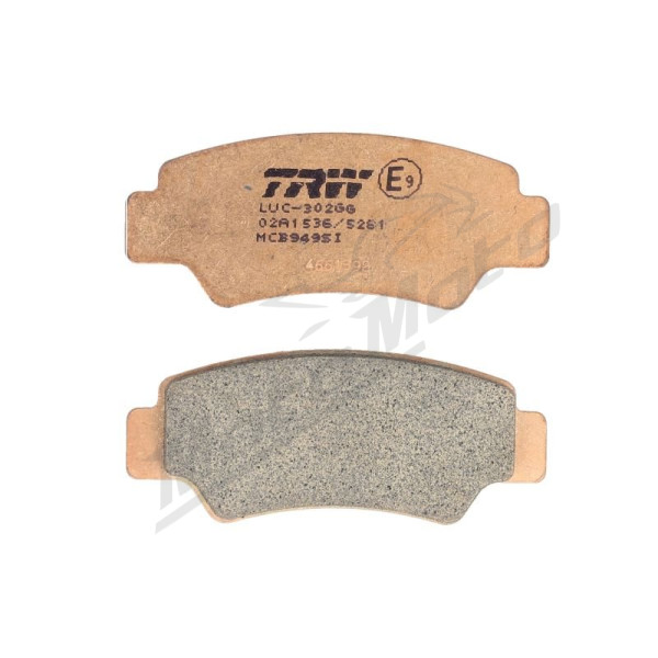 TRW Brake pads rear 37x88,7x10,8mm CF Moto C-Force / U-Force / Z-Force 400-1000 16-25