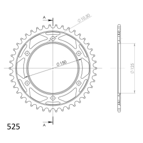 JT / Supersprox Rear sprocket 899.42