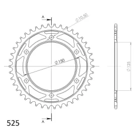 JT / Supersprox Rear sprocket 899.42