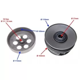 Clutch set MINARELLI 50cc Ø105