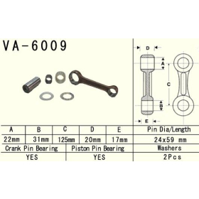 VESRAH Connecting rod Yamaha YZ 250 99-20