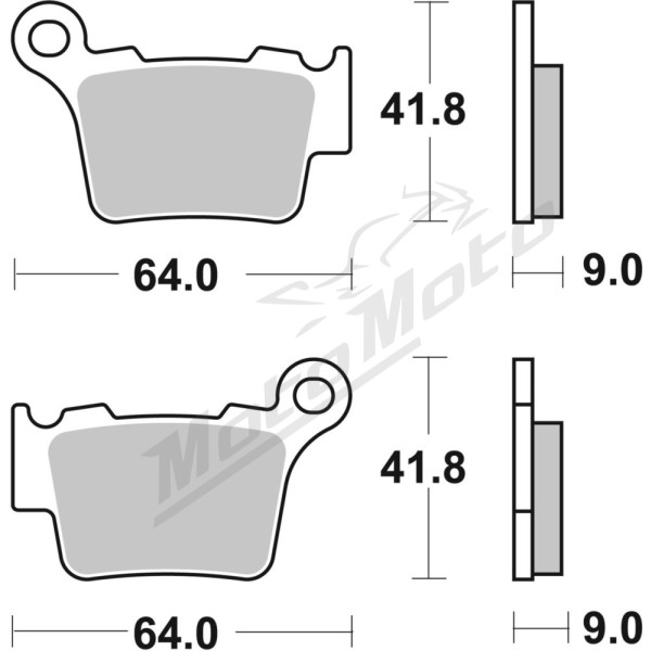 SBS 791CS Carbon Brake pad BMW / GasGas / Husaberg / Husqvarna / KTM 125-630cc 03->