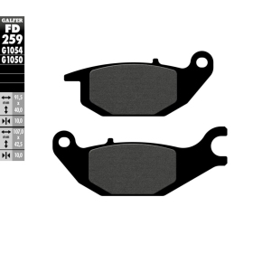 GALFER Semi-Metallic Brake Pads Honda / Yamaha 125-350 01-24