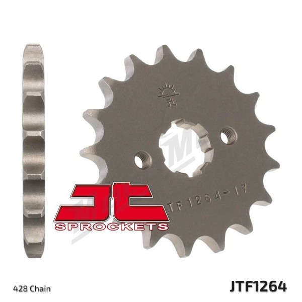 JT/JT Chain Kit 428HDR 15/47 Standard - Standard Rear Sprocket Honda CB 125cc 18-20