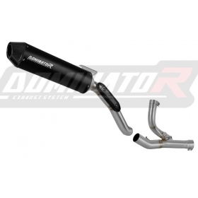 Exhaust kit Dominator MX2 BLACK DUCATI DesertX 2022-2023