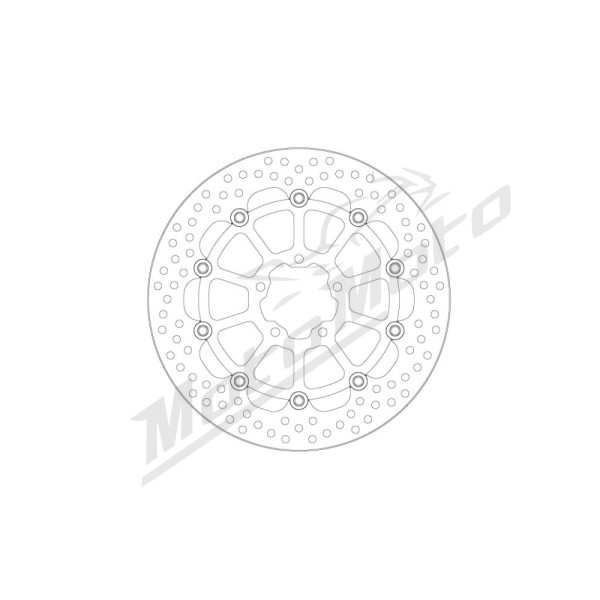 MOTO-MASTER Halo Front Floating Brake Disc KTM Duke 990 2024