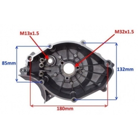 Variklio dangtelis kairės pusės BETA/ DERBI/ RIEJU/ MOTORHISPANIA/ PEUGEOT/ SHERCO/ YAMAHA 125cc 04-20