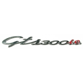 STICKER/BADGE VESPA OEM GTS 300cc IE 2008-2018 CHROME (145x28mm)