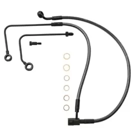 MAGNUM SHIELDING Priekinė apatinė stabdžių žarnelė/linija anglies pluošto Harley Davidson FLS / FLSTC / FLSTN / FXSB / FXSBSE 1584/1800 11-17