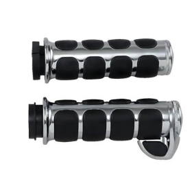 KURYAKYN Premium ISO Grips Ø25.4mm Harley Davidson FLDE / FLHC / FLHRC / FLHX / FXST 1584/1923 08-24