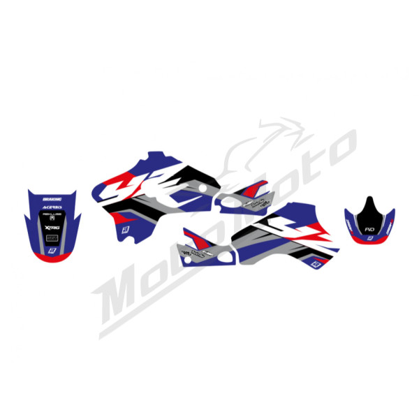 Blackbird DREAM 5 grafikos lipdukų kompl. Yamaha YZ 80 1993-2001