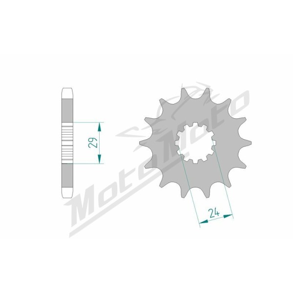 AFAM Steel Standard Front Sprocket 24601 - 530 15-18 teeth KAWASAKI GPZ / ZZR / ZEPHYR / NINJA 750-1400cc 83-20