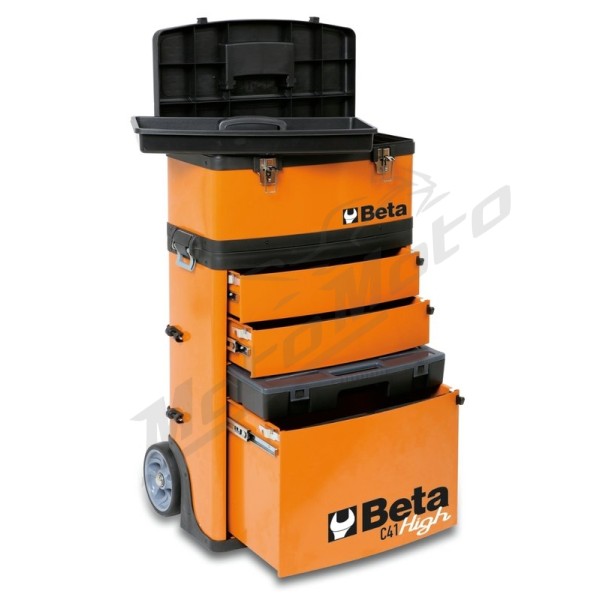 BETA Two Module Tool Trolley RAL2011 Orange