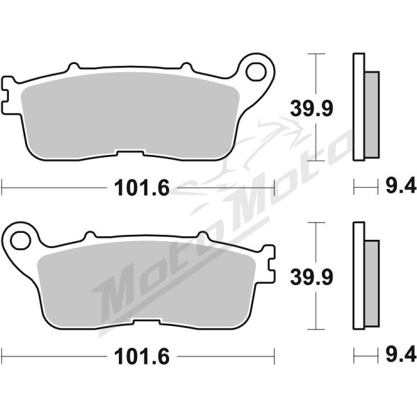 SBS LS Street Excel 892LS Sintered Rear Brake Pads Honda VFR 1200cc 11-19
