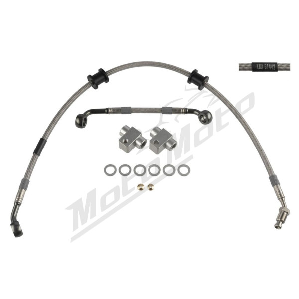 TRW Varioflex Steel Braided Hydraulic Brake Lines 2pcs Suzuki GSX-8S 800cc 23-25