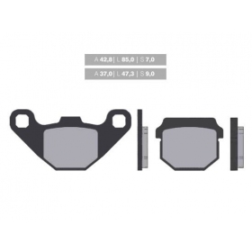 Brake pads NOVASCOOT FT3074 / MCB519 STANDARD