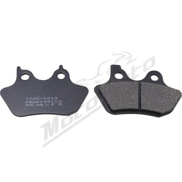 DRAG SPECIALTIES Organic Brake Pads Harley Davidson FLHR / FLHRC / FLHRCI / FLHRI / FLHRS / FLHRSE3 883-1800cc 00-17