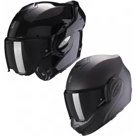 Atverčiamas šalmas Scorpion Exo-Tech Evo Solid