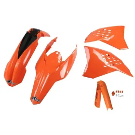 UFO Plastic set with fork guards KTM EXC / EXC-F 125-50 09-11