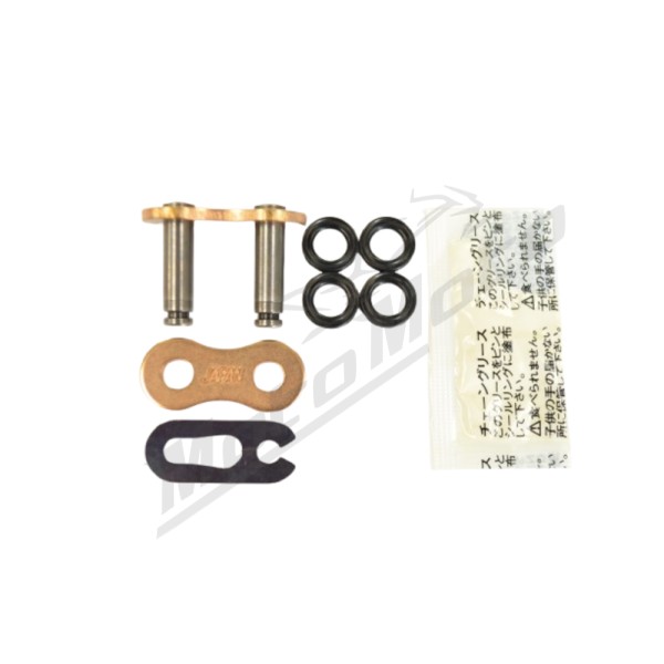 Chain connector EK 520SRX2 QX-Ring Spring clip link Gold