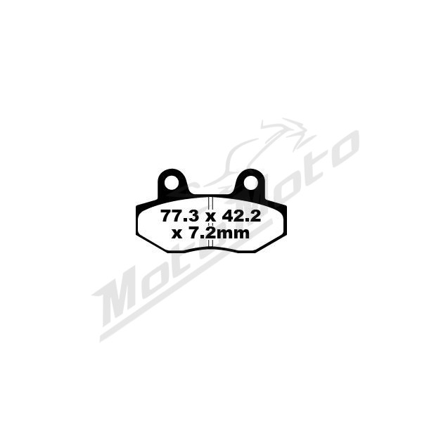 EBC SFA stabdžių trinkelės BENELLI /  CF MOTO / CPI /  DAELIM / ETROPOLIS / GENERIC / GOES / KEEWAY / KREIDLER / KYMCO / LEXMOTO / MASH / PEUGEOT / SCOMADI / VECTRIX 50-250cc 07-23