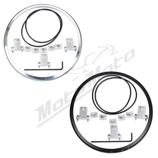 J.W. SPEAKER Headlight Adapter Kit Ducati Monster / Sport 696-1000 04-10