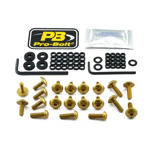 PRO BOLT Aluminium Fairing Bolt Kit for Triumph Street Triple 675cc 15-16