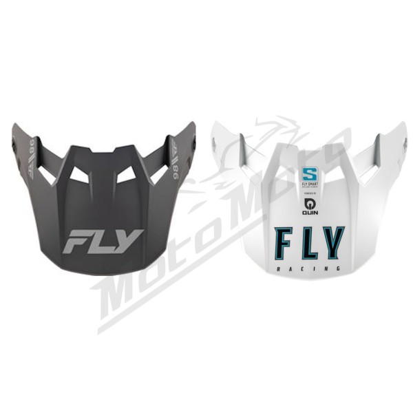 FLY RACING Formula S Carbon Peak - Solid Black