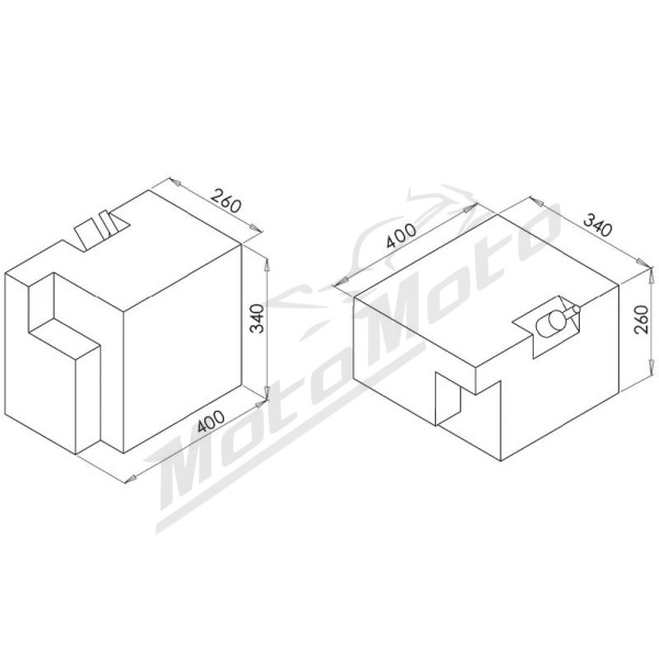 Osculati Tank with pump 32L