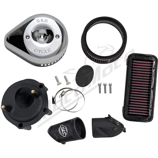 S&S CYCLE Stealth Air Cleaner Kit with Cover Indian Challenger / Pursuit 1768cc 20-26