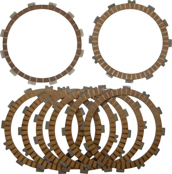 MOOSE OFFROAD Clutch Friction Plate Set HONDA / KAWASAKI / SUZUKI 400-450cc 00-23