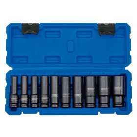 DRAPER 1/2 Metric Deep Impact Socket Set 10 piece