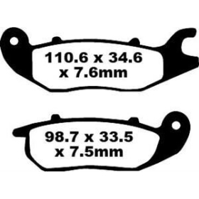 EBC SFA Brake Pads HONDA ANF 125cc 09-11
