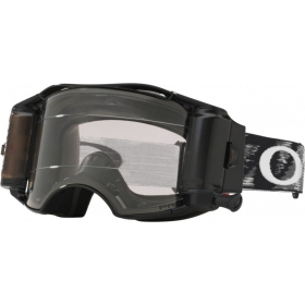 Off Road Oakley Airbrake Matte Black Prizm Roll-Off Goggles (Rose Lens)