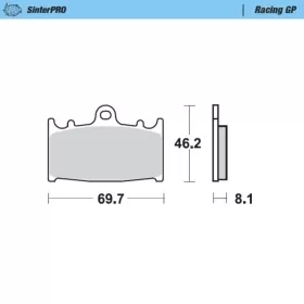 Moto-Master Brakepads BETA/GAS GAS/HONDA/HUSABERG/YAMAHA