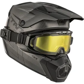 MX helmet CKX Titan AMS Matt Carbon + Heated Goggles