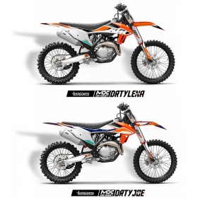 Lipdukų kompl. FULL BAGOROS KTM SX / SX-F 125-450cc 2019-2022