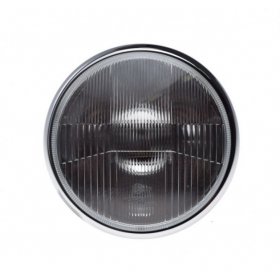 Universal chrome / black headlight 187MM